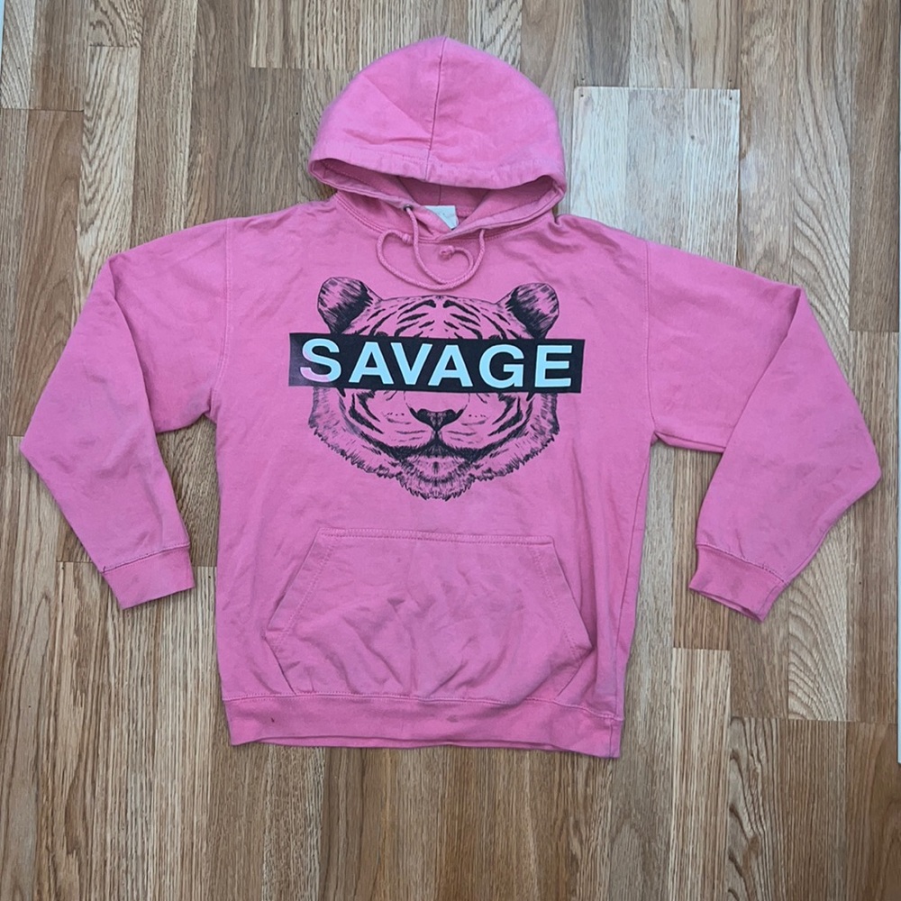 Savage Tiger Pull Over Hoodie